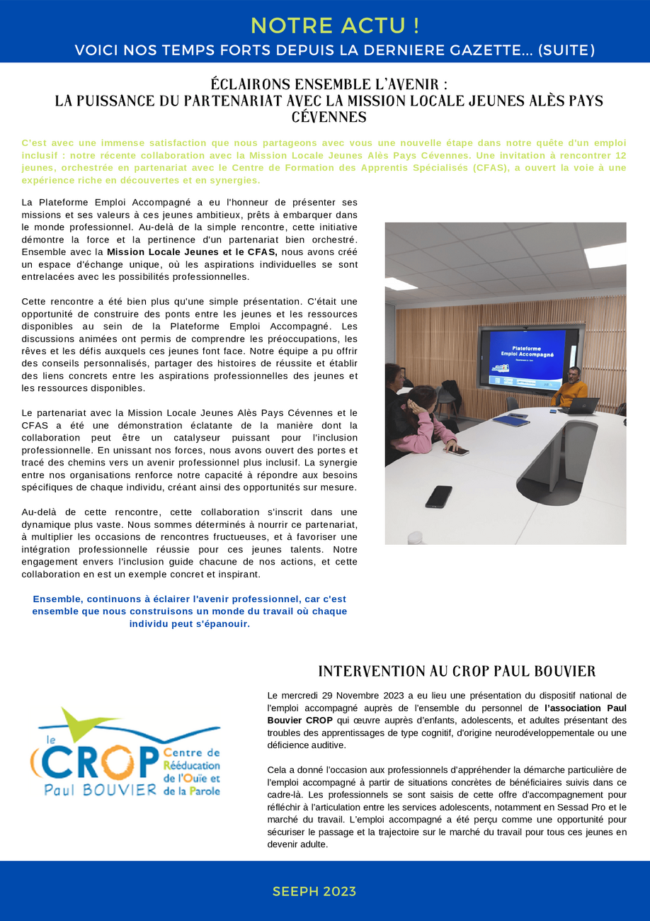 Gazette de l'emploi accompagné du Gard page 3 Gazette de l'emploi accompagné du Gard page 3