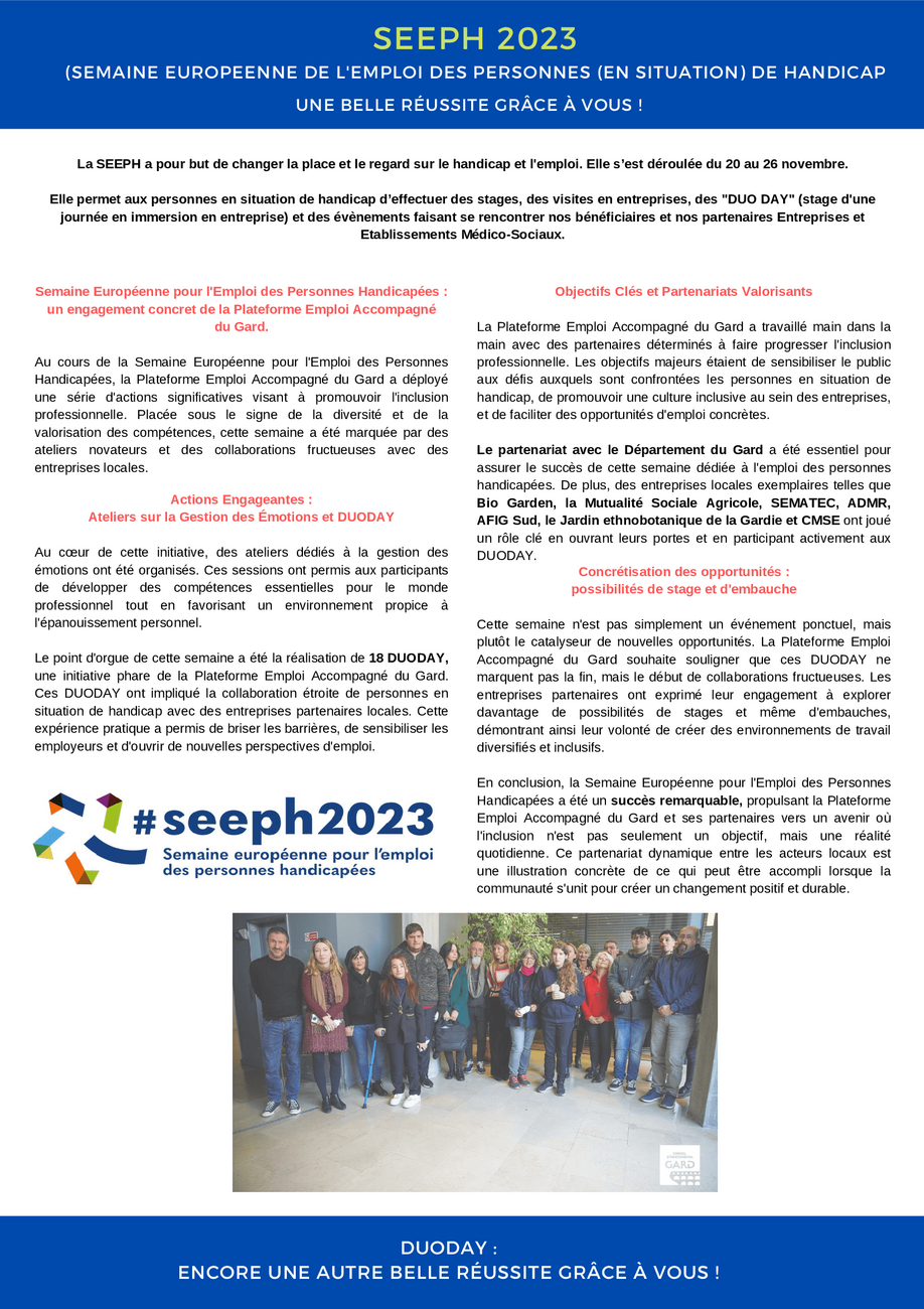 Gazette de l'emploi accompagné du Gard page 4 Gazette de l'emploi accompagné du Gard page 4