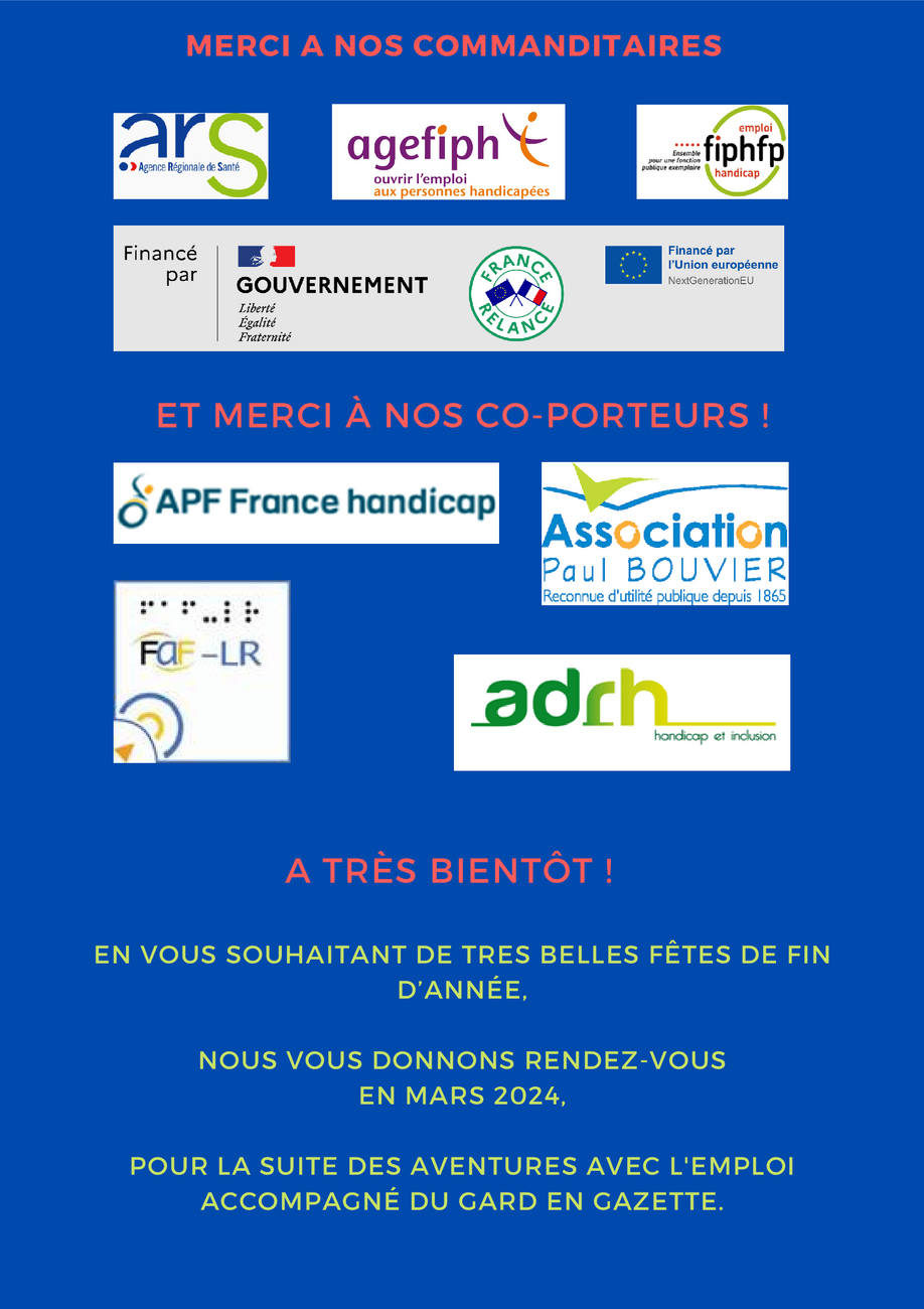 Gazette de l'emploi accompagné du Gard page 8 Gazette de l'emploi accompagné du Gard page 8
